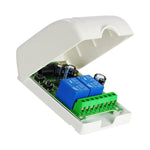 Ensemble récepteur relais télécommande RF sans fil universel pour porte électrique DC 12V 24V 48V