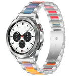 Bracelet de montre en résine et métal Interbead, pour Galaxy Watch 4 Classic 42 / 46mm