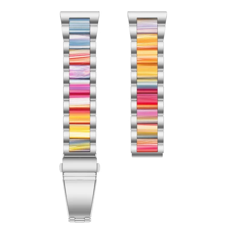 Bracelet de montre en résine et métal Interbead, pour Galaxy Watch 4 Classic 42 / 46mm
