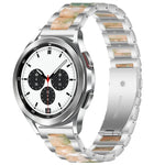 Bracelet de montre en résine et métal Interbead, pour Galaxy Watch 4 Classic 42 / 46mm