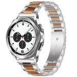 Bracelet de montre en résine et métal Interbead, pour Galaxy Watch 4 Classic 42 / 46mm