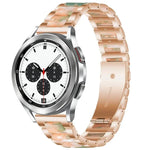 Bracelet de montre en résine et métal Interbead, pour Galaxy Watch 4 Classic 42 / 46mm