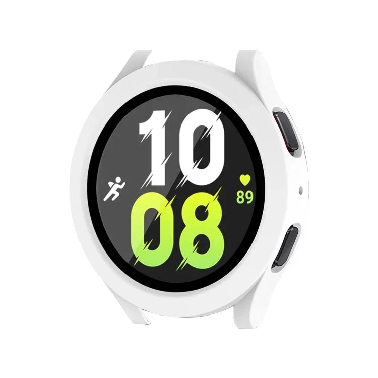 Boîtier étanche ENKAY Hat-Prince avec cadre en polycarbonate et verre trempé 9H pour Samsung Galaxy Watch4/5 44 mm