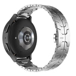 Bracelet de montre en métal d'acier inoxydable Armor, pour Samsung Galaxy Watch3 45mm, pour Samsung Galaxy Watch 46mm, pour Samsung Gear S3 Classic, pour Samsung Gear S3 Frontier