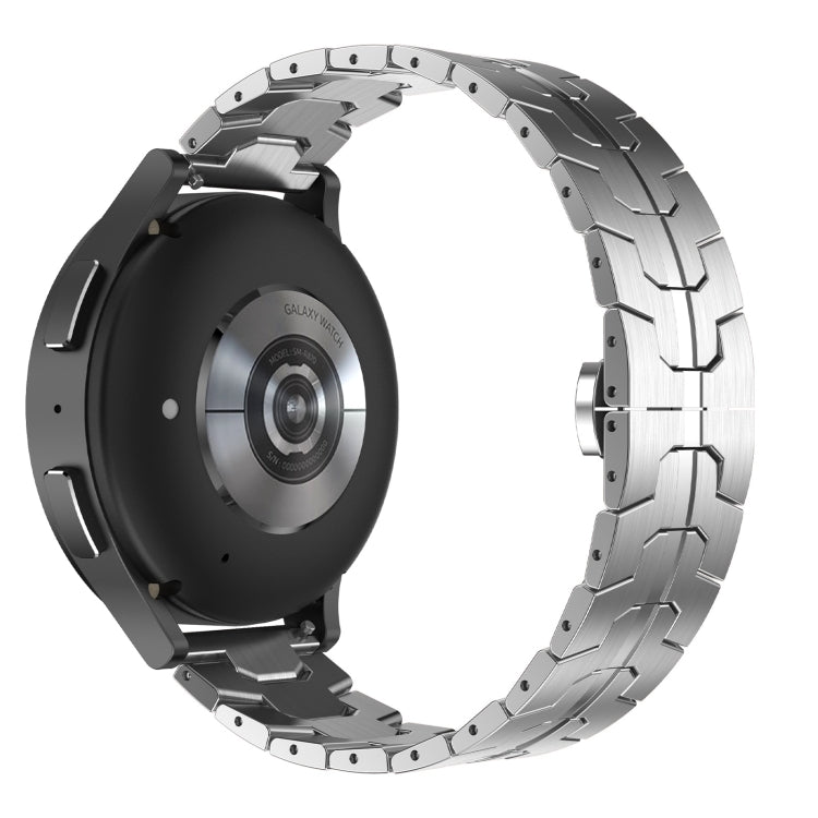Bracelet de montre en métal d'acier inoxydable Armor, pour Samsung Galaxy Watch3 45mm, pour Samsung Galaxy Watch 46mm, pour Samsung Gear S3 Classic, pour Samsung Gear S3 Frontier