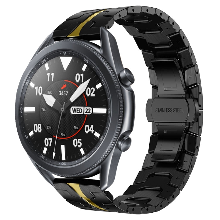 Bracelet de montre en métal d'acier inoxydable Armor, pour Samsung Galaxy Watch3 45mm, pour Samsung Galaxy Watch 46mm, pour Samsung Gear S3 Classic, pour Samsung Gear S3 Frontier