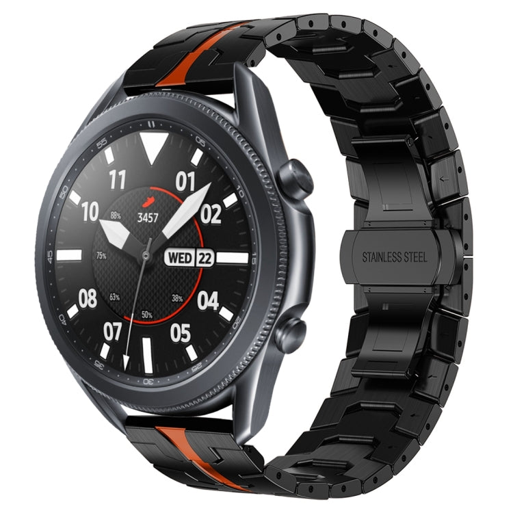 Bracelet de montre en métal d'acier inoxydable Armor, pour Samsung Galaxy Watch3 45mm, pour Samsung Galaxy Watch 46mm, pour Samsung Gear S3 Classic, pour Samsung Gear S3 Frontier