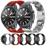 Bracelet de montre en métal d'acier inoxydable Armor, pour Samsung Galaxy Watch3 45mm, pour Samsung Galaxy Watch 46mm, pour Samsung Gear S3 Classic, pour Samsung Gear S3 Frontier