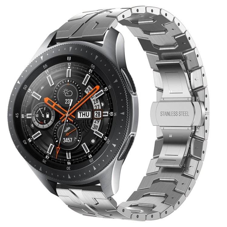 Bracelet de montre en métal d'acier inoxydable Armor, pour Samsung Galaxy Watch3 45mm, pour Samsung Galaxy Watch 46mm, pour Samsung Gear S3 Classic, pour Samsung Gear S3 Frontier