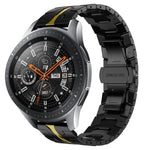 Bracelet de montre en métal d'acier inoxydable Armor, pour Samsung Galaxy Watch3 45mm, pour Samsung Galaxy Watch 46mm, pour Samsung Gear S3 Classic, pour Samsung Gear S3 Frontier