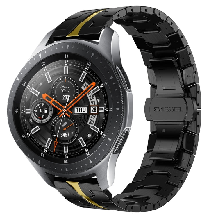 Bracelet de montre en métal d'acier inoxydable Armor, pour Samsung Galaxy Watch3 45mm, pour Samsung Galaxy Watch 46mm, pour Samsung Gear S3 Classic, pour Samsung Gear S3 Frontier