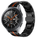 Bracelet de montre en métal d'acier inoxydable Armor, pour Samsung Galaxy Watch3 45mm, pour Samsung Galaxy Watch 46mm, pour Samsung Gear S3 Classic, pour Samsung Gear S3 Frontier