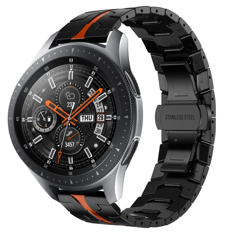 Bracelet de montre en métal d'acier inoxydable Armor, pour Samsung Galaxy Watch3 45mm, pour Samsung Galaxy Watch 46mm, pour Samsung Gear S3 Classic, pour Samsung Gear S3 Frontier
