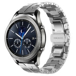 Bracelet de montre en métal d'acier inoxydable Armor, pour Samsung Galaxy Watch3 45mm, pour Samsung Galaxy Watch 46mm, pour Samsung Gear S3 Classic, pour Samsung Gear S3 Frontier