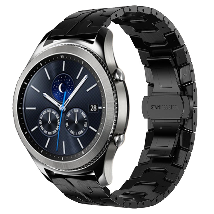 Bracelet de montre en métal d'acier inoxydable Armor, pour Samsung Galaxy Watch3 45mm, pour Samsung Galaxy Watch 46mm, pour Samsung Gear S3 Classic, pour Samsung Gear S3 Frontier