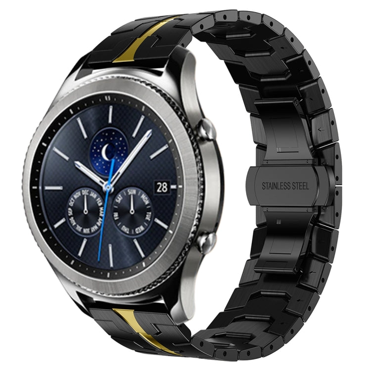 Bracelet de montre en métal d'acier inoxydable Armor, pour Samsung Galaxy Watch3 45mm, pour Samsung Galaxy Watch 46mm, pour Samsung Gear S3 Classic, pour Samsung Gear S3 Frontier