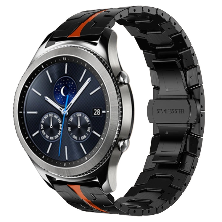 Bracelet de montre en métal d'acier inoxydable Armor, pour Samsung Galaxy Watch3 45mm, pour Samsung Galaxy Watch 46mm, pour Samsung Gear S3 Classic, pour Samsung Gear S3 Frontier