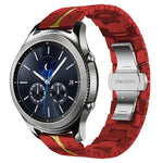Bracelet de montre en métal d'acier inoxydable Armor, pour Samsung Galaxy Watch3 45mm, pour Samsung Galaxy Watch 46mm, pour Samsung Gear S3 Classic, pour Samsung Gear S3 Frontier
