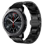 Bracelet de montre en métal d'acier inoxydable Armor, pour Samsung Galaxy Watch3 45mm, pour Samsung Galaxy Watch 46mm, pour Samsung Gear S3 Classic, pour Samsung Gear S3 Frontier
