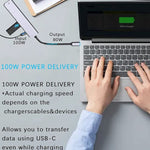 Hub USB C 7 en 1, adaptateur multiport USB C avec HDMI, PD 100W et lecteur de carte SD/TF