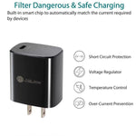 Chargeur rapide PD11 Mini port unique PD3.0 USB-C / Type-C 20W pour séries iPhone / iPad, prise US, prise US