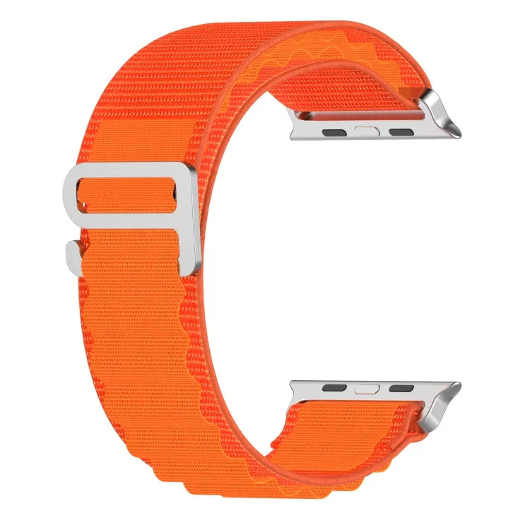 Bracelet de montre en nylon bicolore, pour Apple Watch Ultra 49 mm, pour Apple Watch Series 8&7 45 mm/SE 2&6&SE&5&4 44 mm, pour Apple Watch Series 8&7 41 mm/SE 2&6&SE&5&4 40 mm