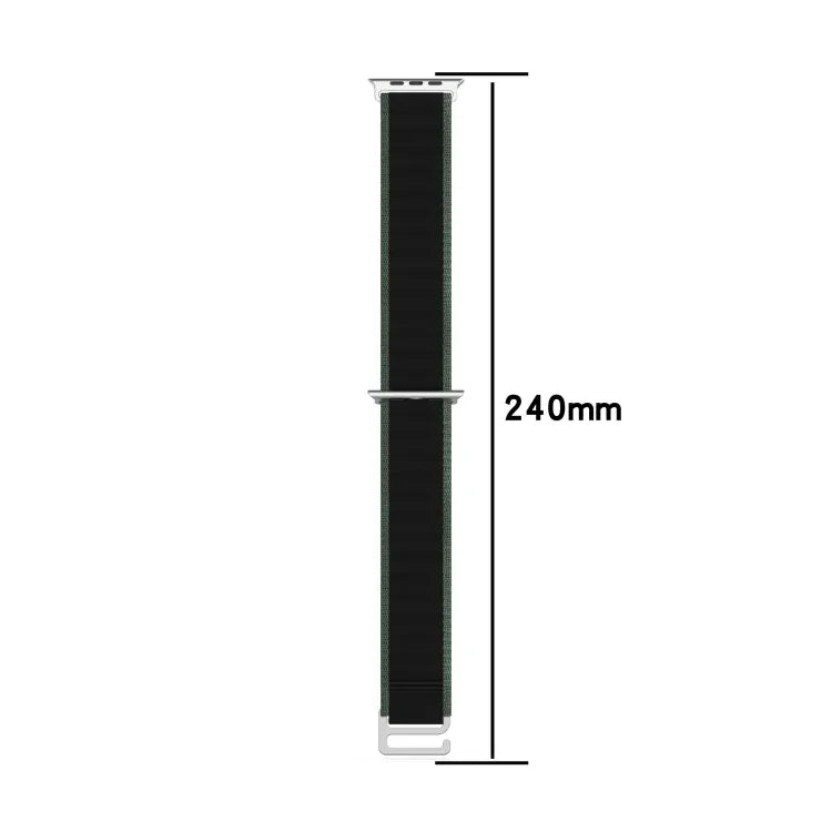 Bracelet de montre en nylon bicolore, pour Apple Watch Ultra 49 mm, pour Apple Watch Series 8&7 45 mm/SE 2&6&SE&5&4 44 mm, pour Apple Watch Series 8&7 41 mm/SE 2&6&SE&5&4 40 mm