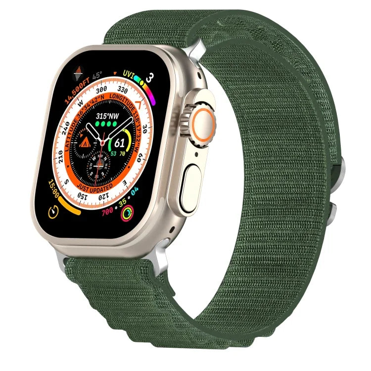 Bracelet de montre en nylon bicolore, pour Apple Watch Ultra 49 mm, pour Apple Watch Series 8&7 45 mm/SE 2&6&SE&5&4 44 mm, pour Apple Watch Series 8&7 41 mm/SE 2&6&SE&5&4 40 mm
