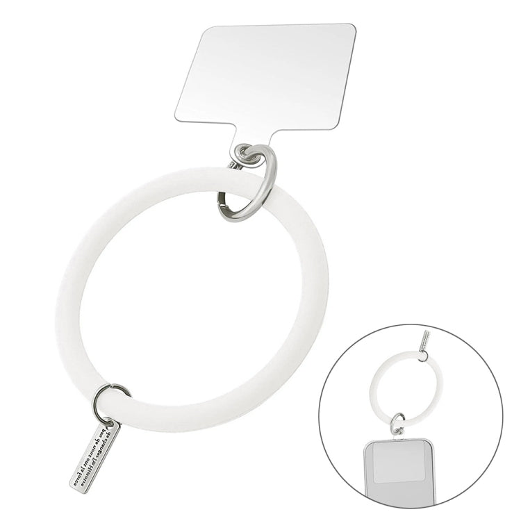 JUNSUNMAY Bracelet en silicone, dragonne de téléphone portable anti-perte, boucle de poignet universelle pour coque de téléphone.