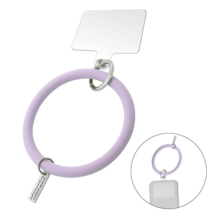 JUNSUNMAY Bracelet en silicone, dragonne de téléphone portable anti-perte, boucle de poignet universelle pour coque de téléphone.