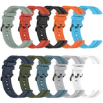 Bracelet de montre en silicone rayé concave de 22 mm, pour Samsung Galaxy Watch3 45 mm, pour Samsung Galaxy Watch 46 mm, pour Samsung Gear S3 Classic, pour Samsung Gear S3 Frontier