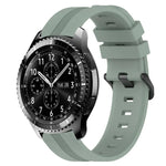 Bracelet de montre en silicone rayé concave de 22 mm, pour Samsung Galaxy Watch3 45 mm, pour Samsung Galaxy Watch 46 mm, pour Samsung Gear S3 Classic, pour Samsung Gear S3 Frontier