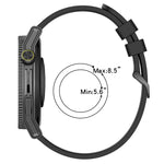 20mm Concave Striped Slicone Watch Band, For Amazfit Pop