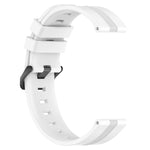 20mm Concave Striped Slicone Watch Band, For Garmin Garminmove Style, For Garmin Forerunner 645 Music, For Garmin Forerunner Sq2, For Garmin Forerunner Sq2 Music