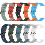 20mm Concave Striped Slicone Watch Band, For Garmin Garminmove Style, For Garmin Forerunner 645 Music, For Garmin Forerunner Sq2, For Garmin Forerunner Sq2 Music