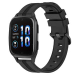20mm Concave Striped Slicone Watch Band, For Garmin Garminmove Style, For Garmin Forerunner 645 Music, For Garmin Forerunner Sq2, For Garmin Forerunner Sq2 Music