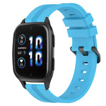 20mm Concave Striped Slicone Watch Band, For Garmin Garminmove Style, For Garmin Forerunner 645 Music, For Garmin Forerunner Sq2, For Garmin Forerunner Sq2 Music
