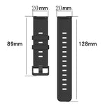 Bracelet de montre en silicone à rayures concaves de 20 mm, pour Samsung Galaxy Watch 6 40 mm, pour Samsung Galaxy Watch 6 Classic 43 mm