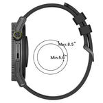 Bracelet de montre en silicone à rayures concaves de 20 mm, pour Samsung Galaxy Watch 6 40 mm, pour Samsung Galaxy Watch 6 Classic 43 mm