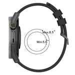Bracelet de montre en silicone bicolore vertical 22 mm, pour Samsung Galaxy Watch3 45 mm, pour Samsung Galaxy Watch 46 mm, pour Samsung Gear S3 Classic, pour Samsung Gear S3 Frontier