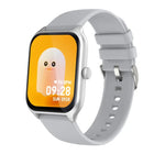 Montre connectée P58 avec écran couleur de 1,96 pouce, compatible avec la surveillance de la fréquence cardiaque et de la pression artérielle.