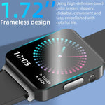 Montre connectée KS03 avec écran couleur de 1,72 pouce, compatible avec la surveillance de la fréquence cardiaque et de la pression artérielle.