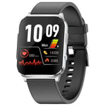 Montre connectée EP03 avec écran couleur de 1,83 pouce, compatible avec la surveillance de la fréquence cardiaque et de la pression artérielle.