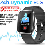 Montre connectée EP03 avec écran couleur de 1,83 pouce, compatible avec la surveillance de la fréquence cardiaque et de la pression artérielle.