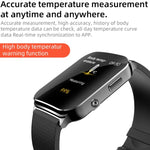 Montre connectée EP03 avec écran couleur de 1,83 pouce, compatible avec la surveillance de la fréquence cardiaque et de la pression artérielle.