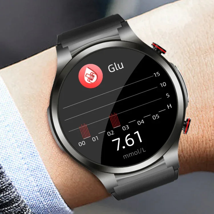 Montre connectée W11 avec écran couleur de 1,32 pouce, compatible avec la surveillance de la fréquence cardiaque et de la pression artérielle.