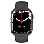 Montre connectée W38 avec écran couleur de 1,9 pouce, compatible avec la surveillance de la fréquence cardiaque et de la pression artérielle.