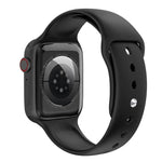 Montre connectée W38 avec écran couleur de 1,9 pouce, compatible avec la surveillance de la fréquence cardiaque et de la pression artérielle.