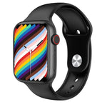 Montre connectée W38 avec écran couleur de 1,9 pouce, compatible avec la surveillance de la fréquence cardiaque et de la pression artérielle.