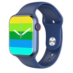 Montre connectée W38 avec écran couleur de 1,9 pouce, compatible avec la surveillance de la fréquence cardiaque et de la pression artérielle.